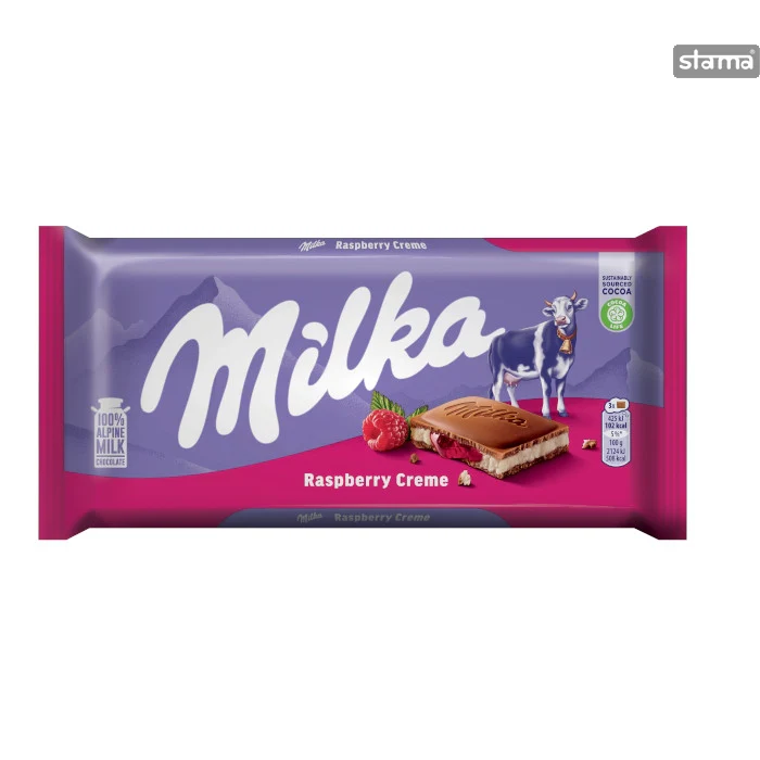 22x Milka Raspberry Chocolate