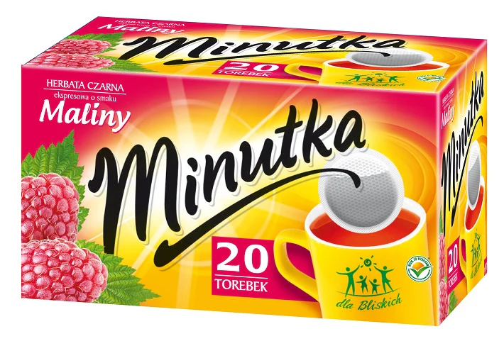 12x Minutka Maliny 20 Torebek 28g