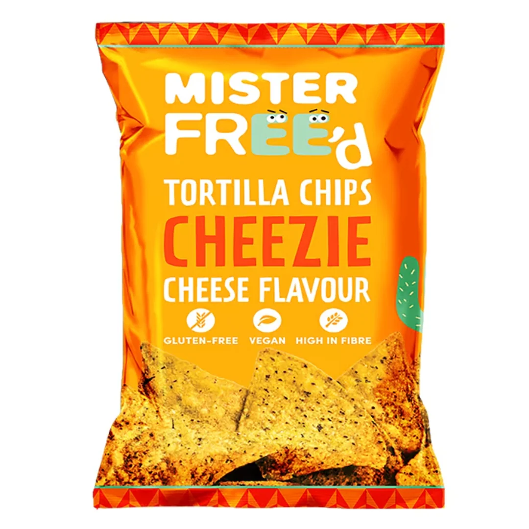 Mister Free'd Tortilla Cheezie Cheese Chips 135g