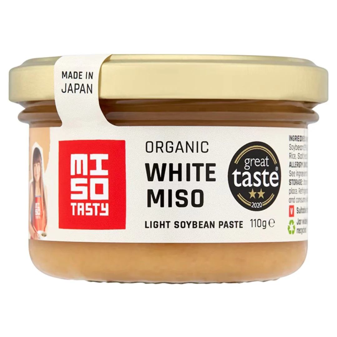 Miso Tasty Organic White Miso Light Soybean Paste 110g