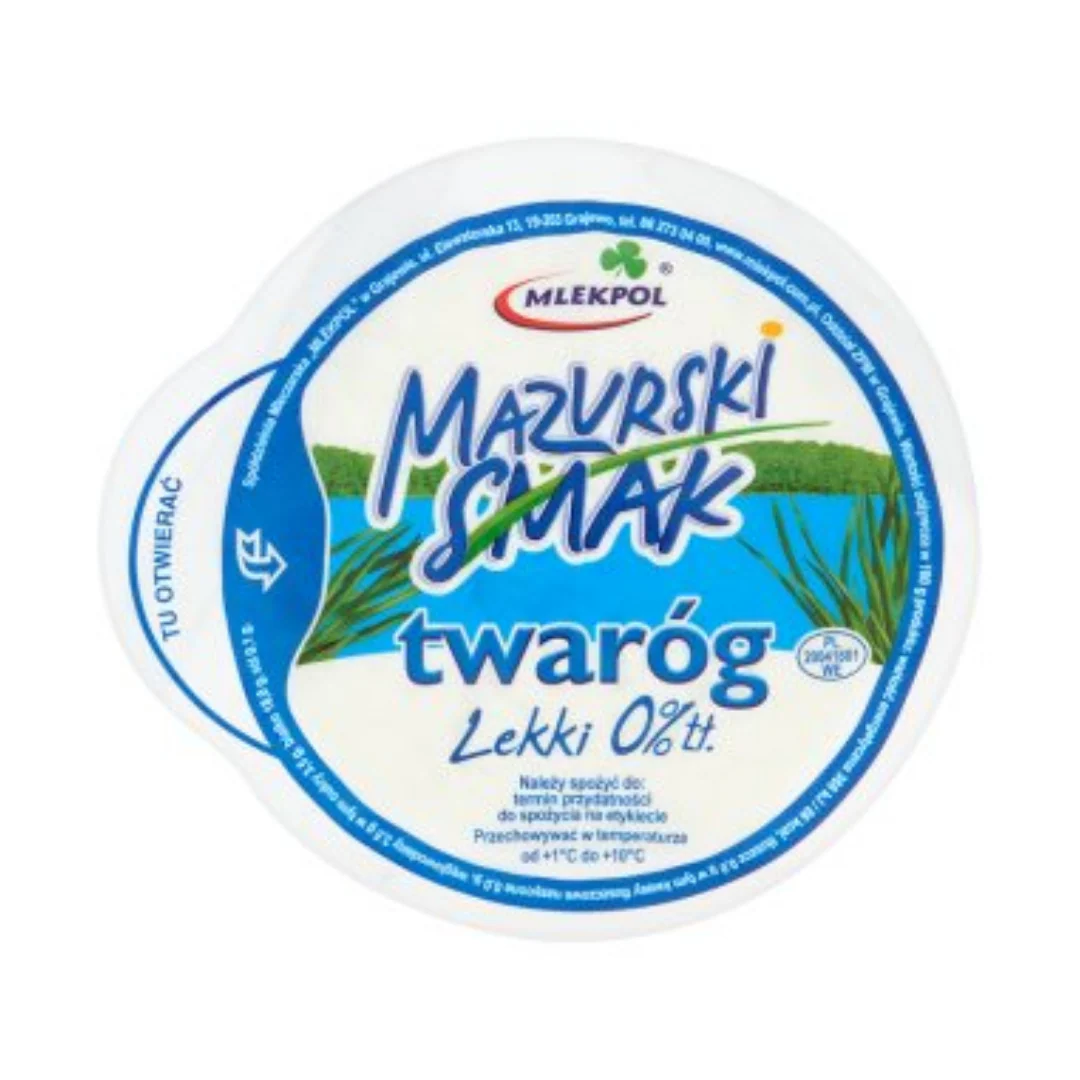 Mlekpol 0% Fat Mazurski Curd Cheese 275gr