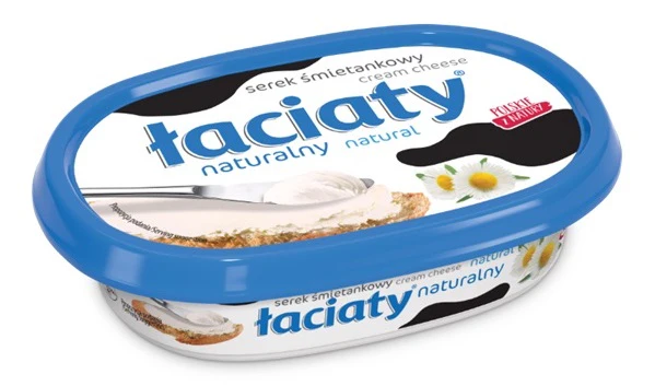 12x Mlekpol Serek Laciaty Naturalny 135g