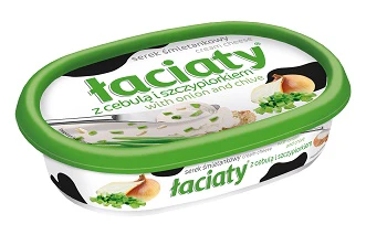 12x Mlekpol Serek Laciaty Cebulka I Szcypiorkiem 135g