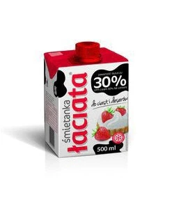 8x Mlekpol Smietanka Laciata 30% 500ml