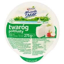 8x Mlekpol Twarog Poltlusty (Green) 275g