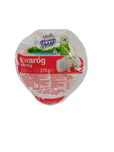 8x Mlekpol Twarog Tlusty(Red) 275gr
