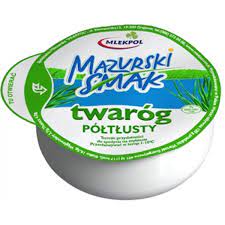 4x Mlekpol Twarog Poltlusty (Green) 450gr