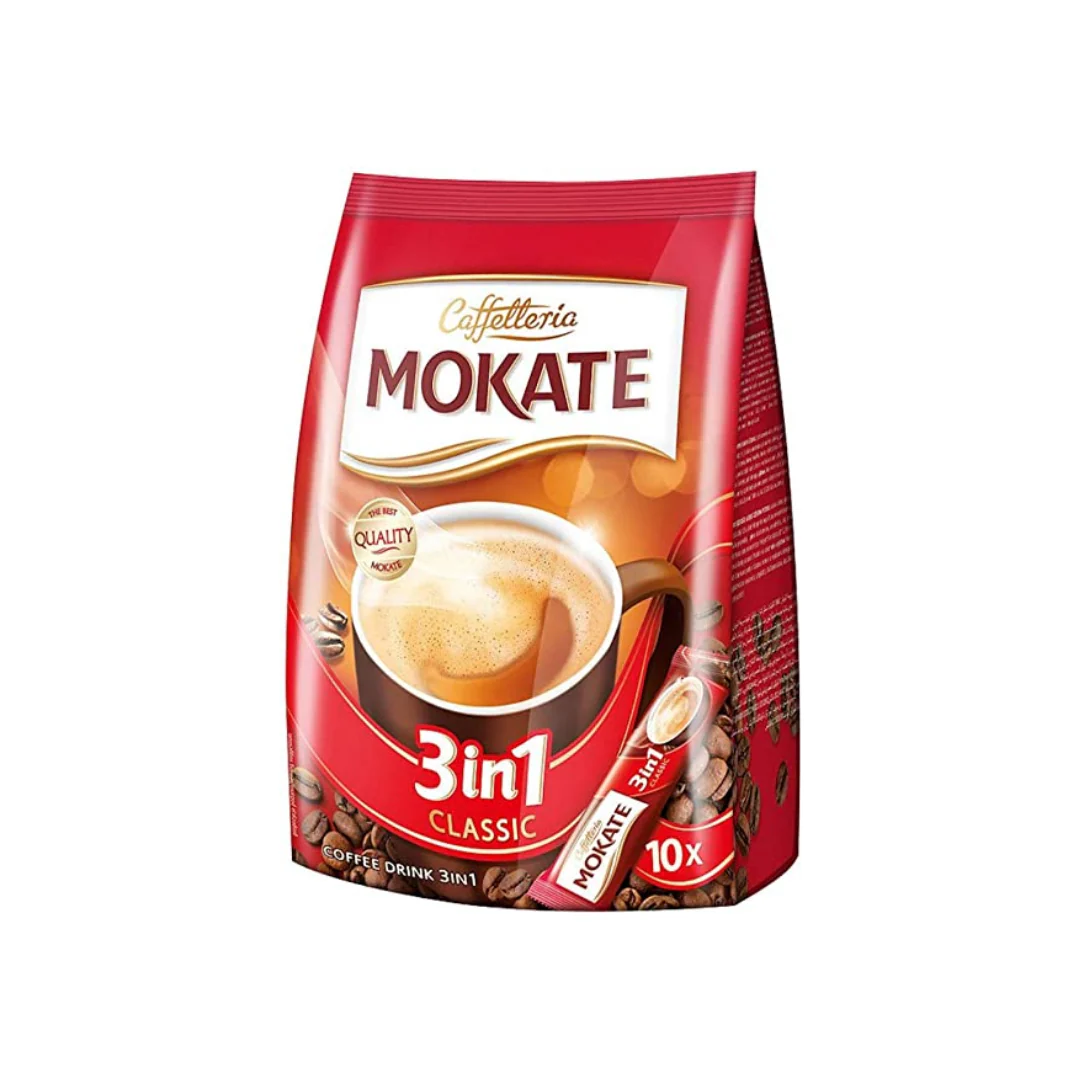 Mokate Instant 3in1 Coffee – Bag (Sticks) 10 x 17gr