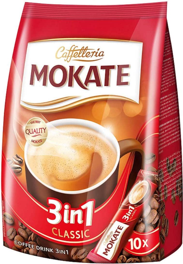 10x Mokate 3 In 1 Coffee 170gr