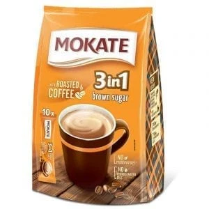10x Mokate 3 In 1 Caramel Coffee 10X7g