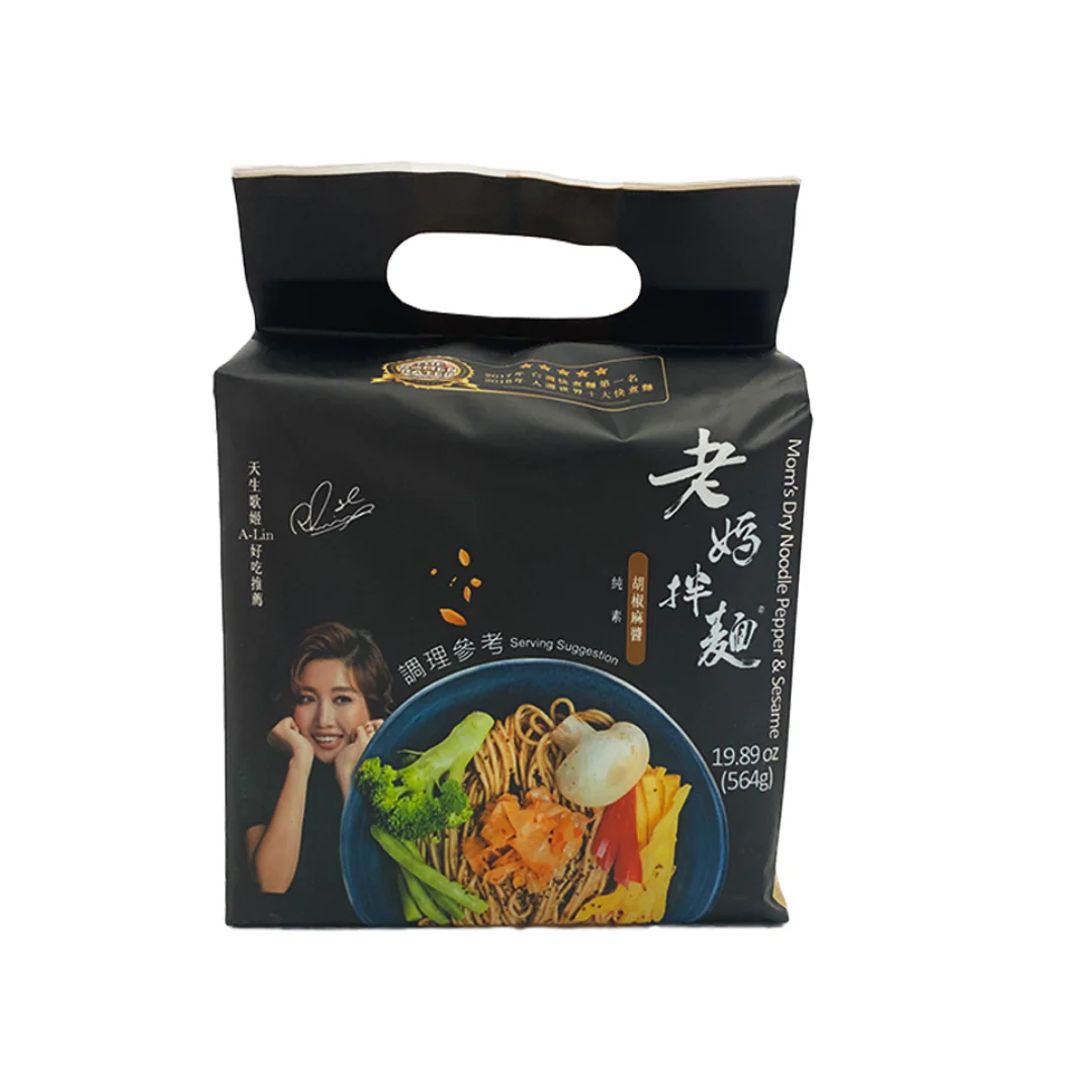 Mom's Dry Noodles (Pepper & Sesame Flavour) 564gr