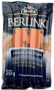 16x Morliny Berlinki Sausages 250g
