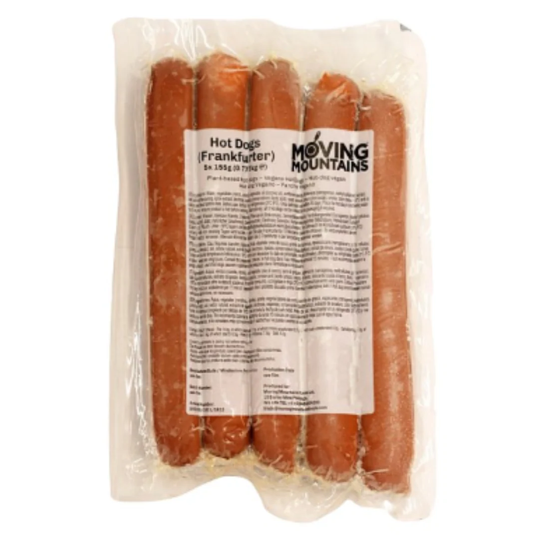 Moving Mountains 5 Hot Dogs 775g x 4 Packs