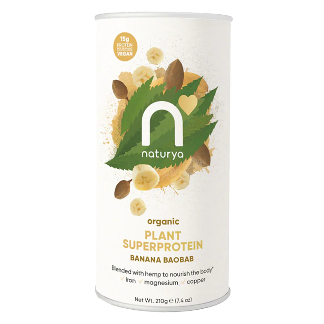 Naturya Organic Plant Superprotein Cacao Maca 210g