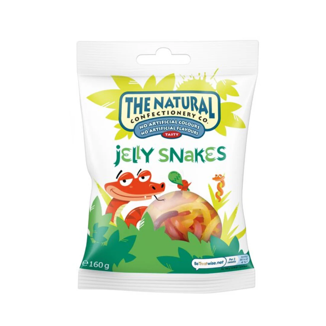 Natural Confectionery Co Jelly Snakes 130gr
