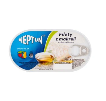 15x Neptun Mackerel Fillets In Oil 170gr(Fish)
