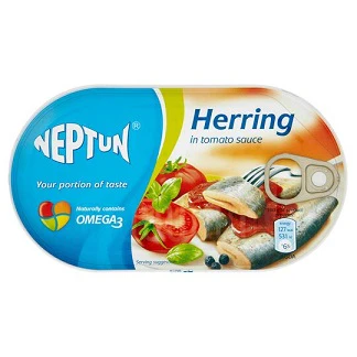 15x Neptun Herring In Tomato Sauce 170gr(Fish)