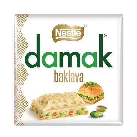 6x Nestle Damak White Choc. Pistachio&Baklava 60g