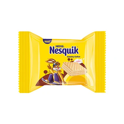 24x Nestle Nesquik Sandvic Gofret Sut 22gr