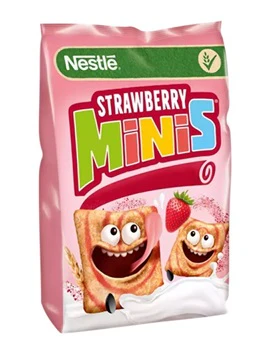 16x Nestle Platki Minis Strawberry 250gr