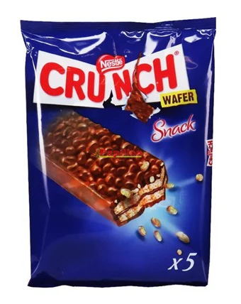 20x Nestle Crunch Chocolate Wafer 5 X 17gr
