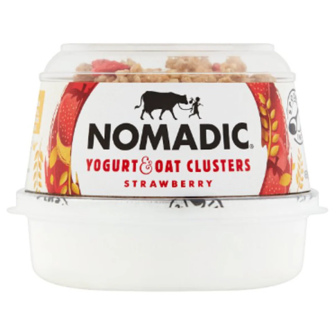Nomadic Yogurt & Oat Clusters Strawberry 169g x 1