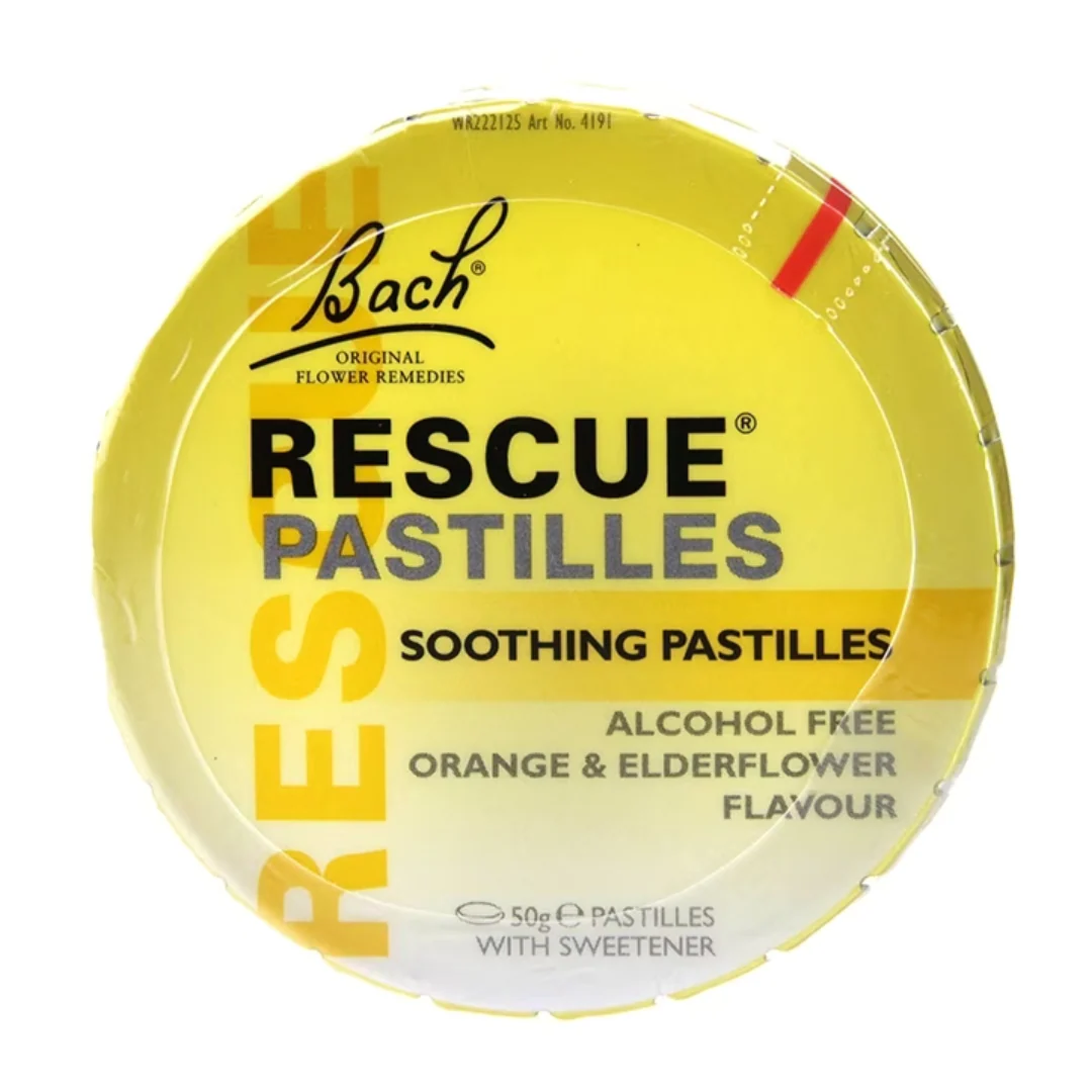 Nelsons Bach Rescue Remedy Blackcurrant Pastilles 50g
