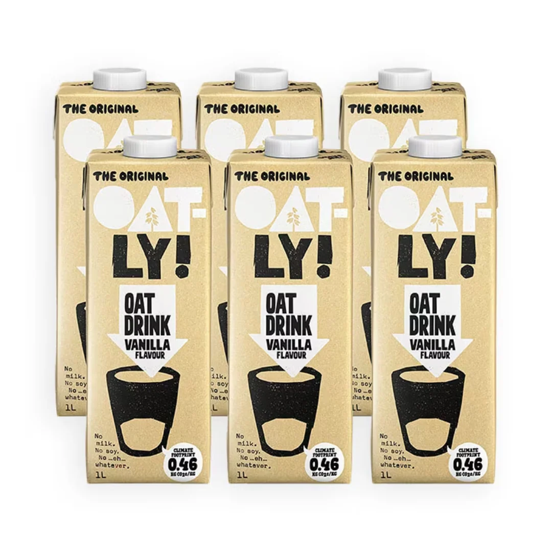 Oatly Oat Drink Vanilla Flavour 6 x 1L