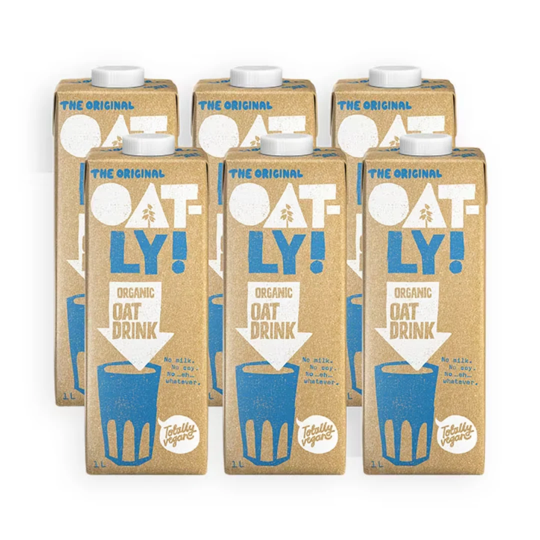 Oatly Organic Oat Drink 6 x 1L