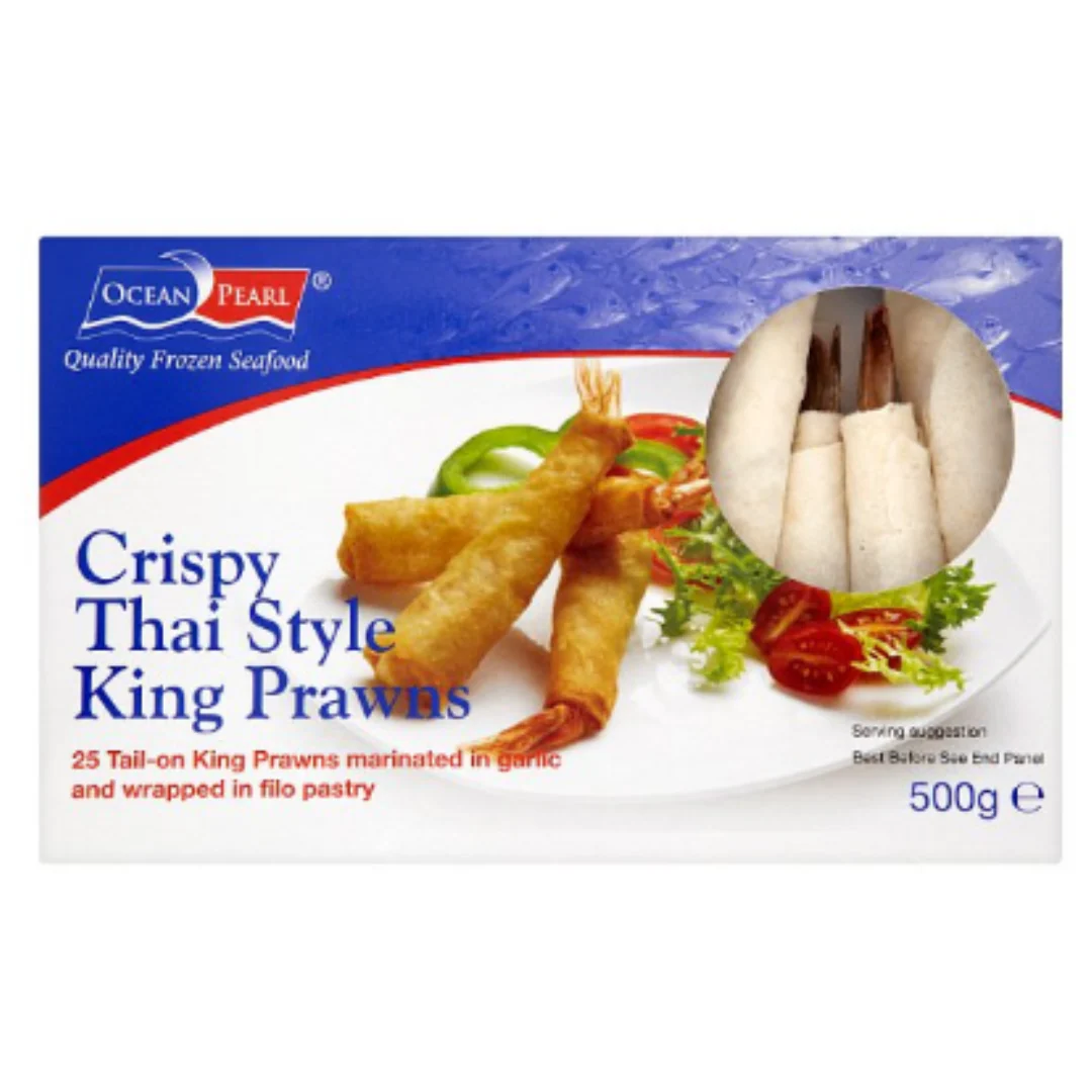 Ocean Pearl Crispy Thai Style King Prawns 500g x 1 Pack