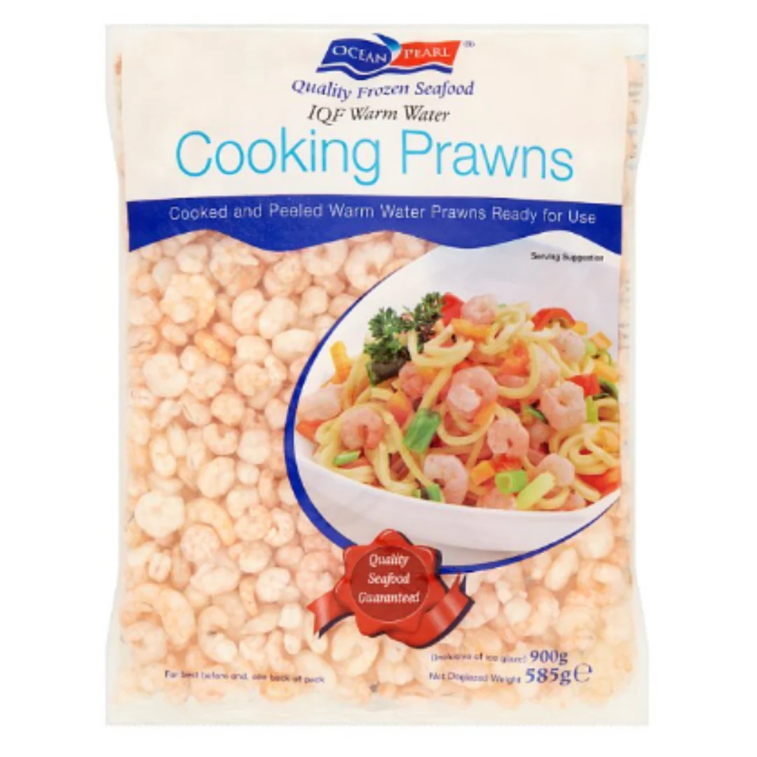 Ocean Pearl IQF Warm Water Cooking Prawns 900g x 14 Packs