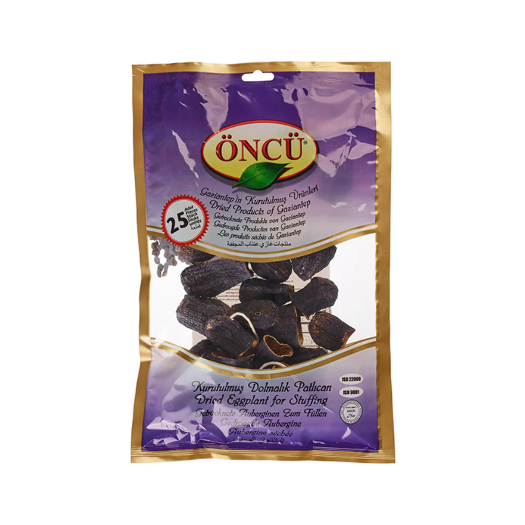 Oncu Dried Aubergine (Kurutulmus Patlican) 25 Pieces