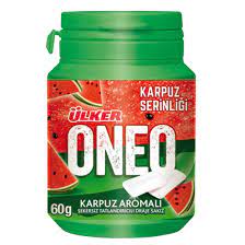 12x Oneo Watermelon Chewing Gum Bottle