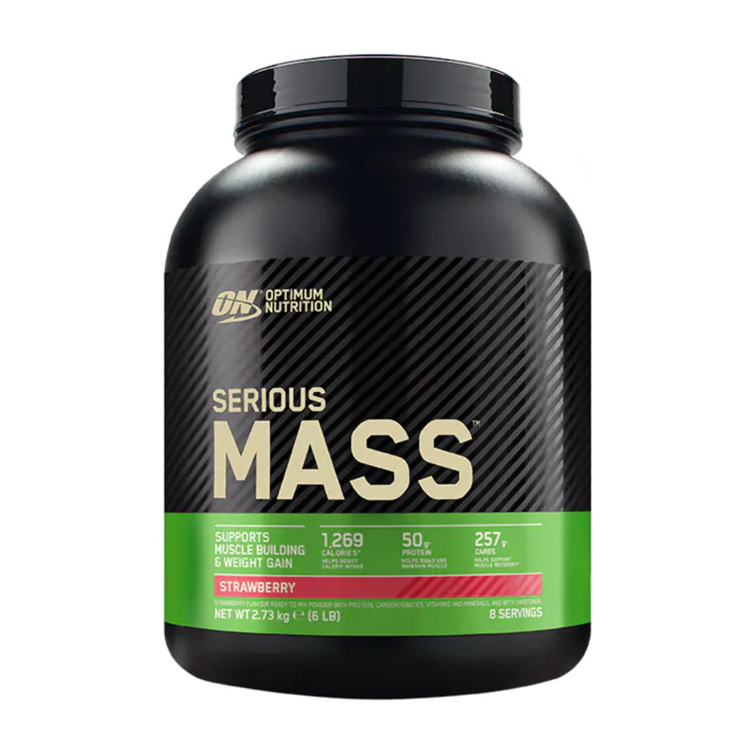 Optimum Nutrition Serious Mass Powder Strawberry 2.72kg