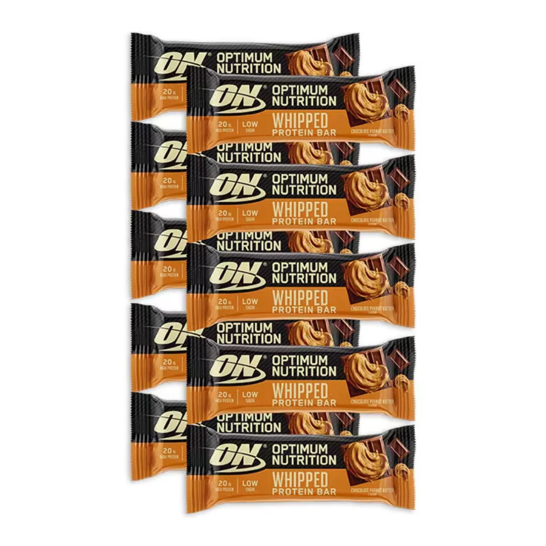 Optimum Nutrition Whipped Bar Chocolate Peanut Butter 10 x 62g
