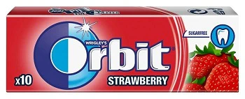 30x Orbit Strawberry Chewing Gum 14gr
