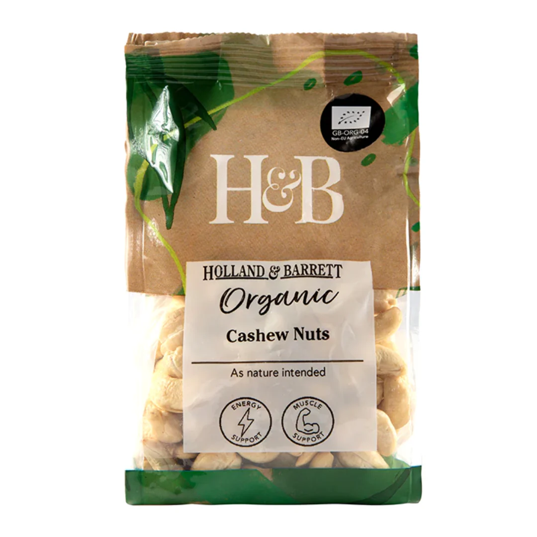 Holland & Barrett Organic Cashew Nuts 200g