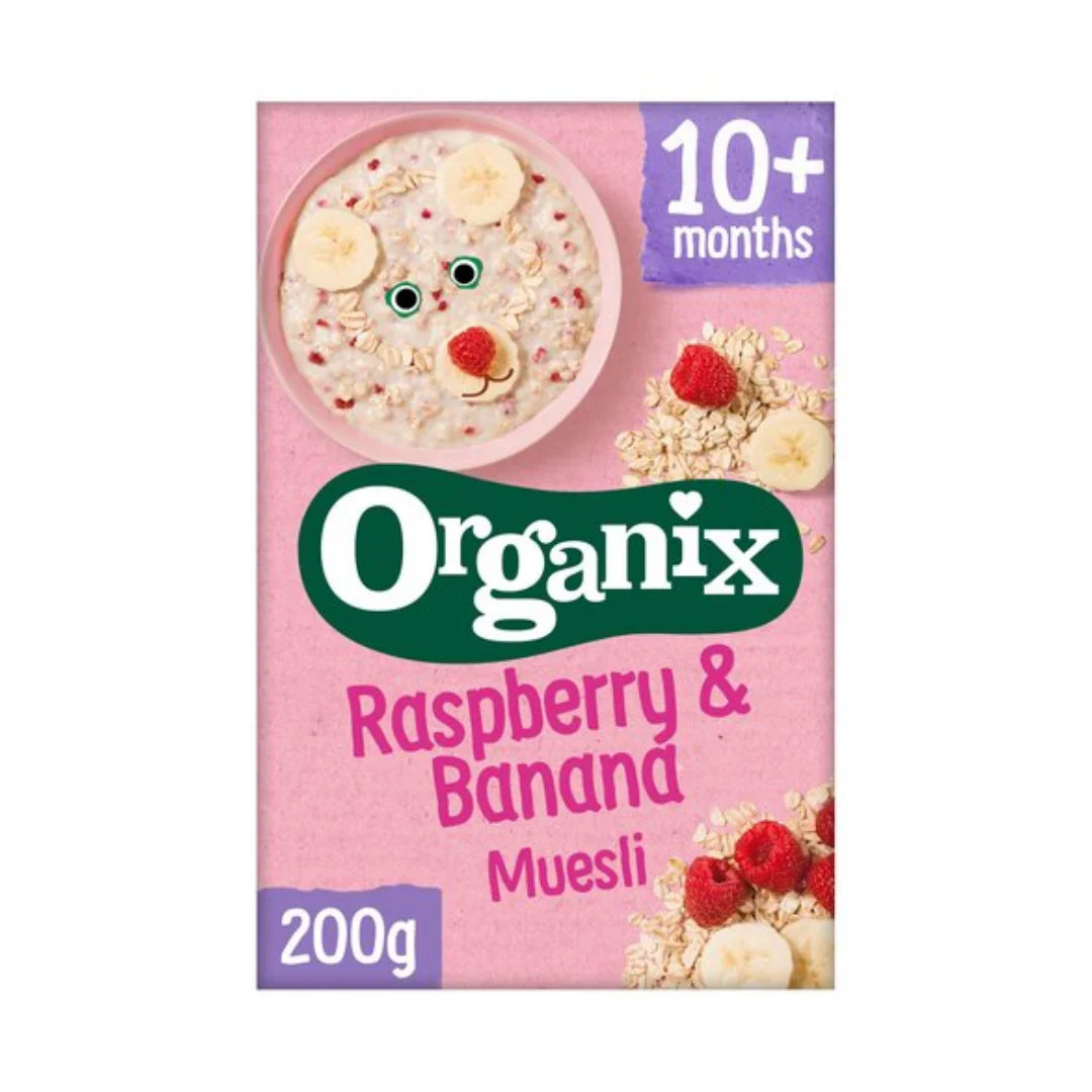 Organix Banana & Raspberry Stage3 Muesli 200gr