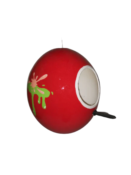 Ostrich Egg Shell Bird Feeder | Handmade | South African - Image 3