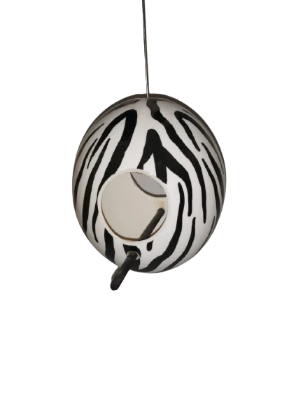 Ostrich Egg Shell Bird Feeder | Handmade | South African - Image 4