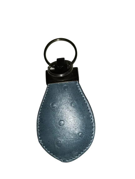 Genuine Ostrich Leather Key Chain | Hand Crafted | South African - Image 4