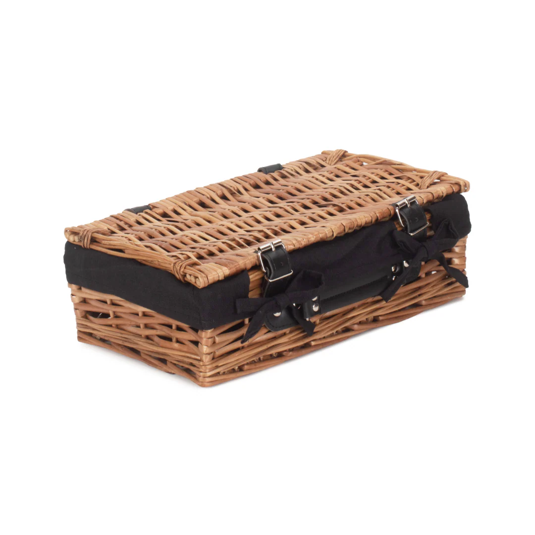 Small 14" Packaging Hamper With Black Lining