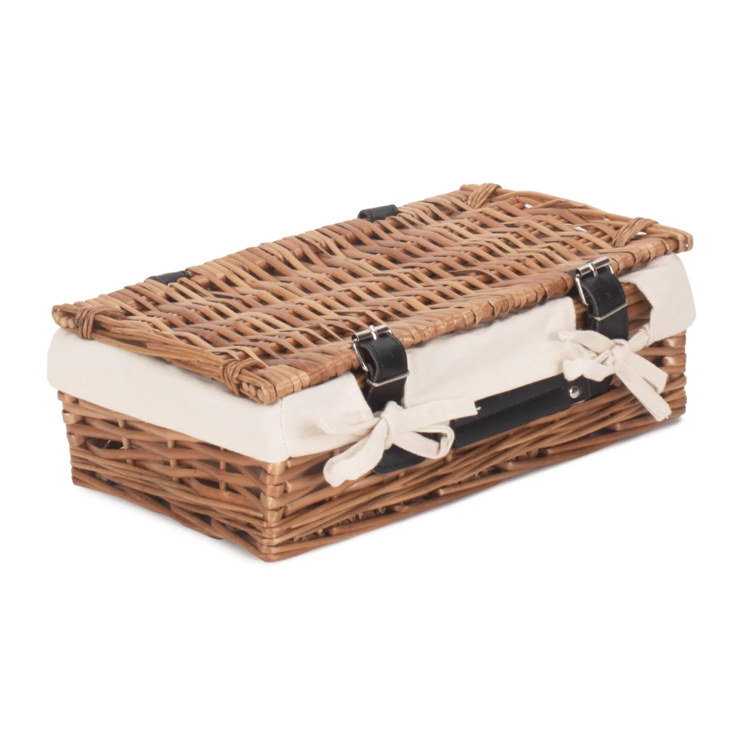 Small 14" Packaging Hamper With White Lining