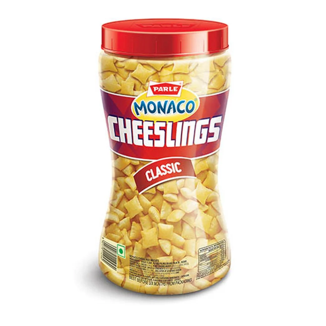 Parle Monaco Cheeselings 150g x 6 pack