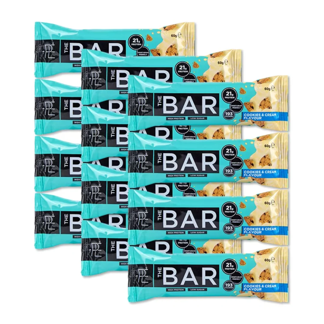 PE Nutrition THE BAR Cookies & Cream 12 x 60g