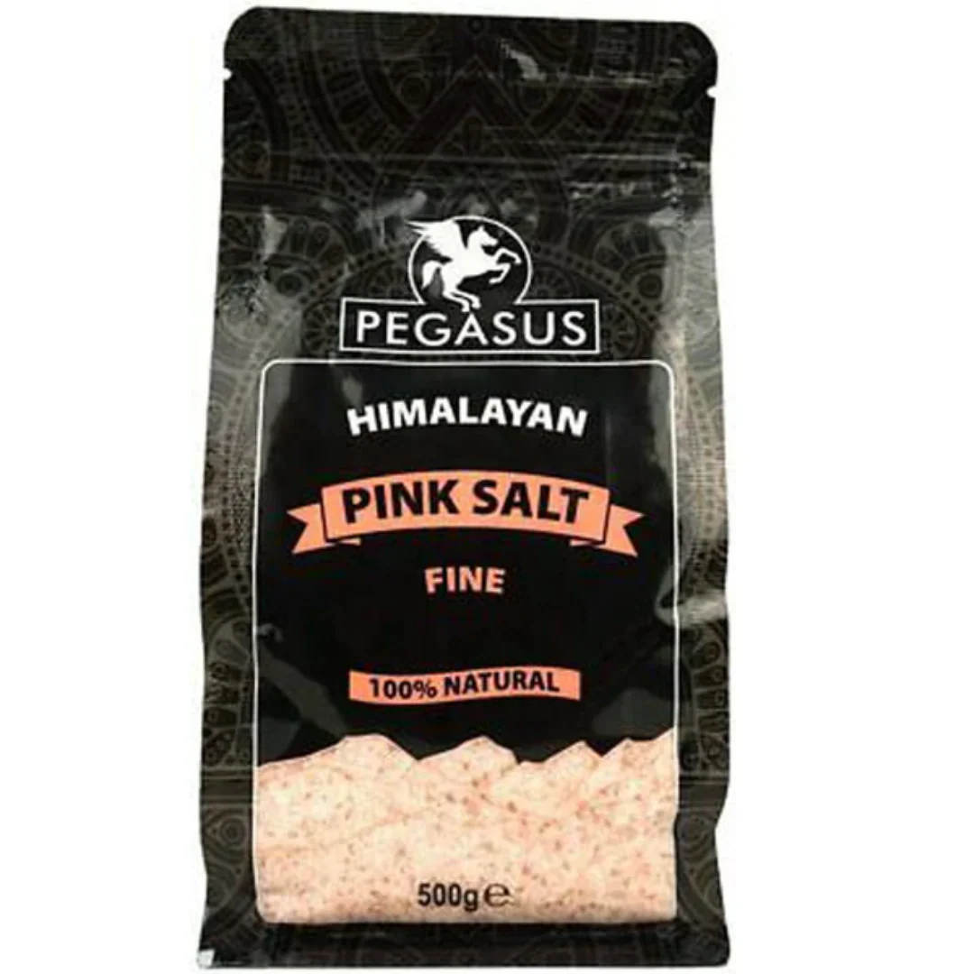 Pegasus Himalayan Pink Salt Fine Pouch 6 x 500g
