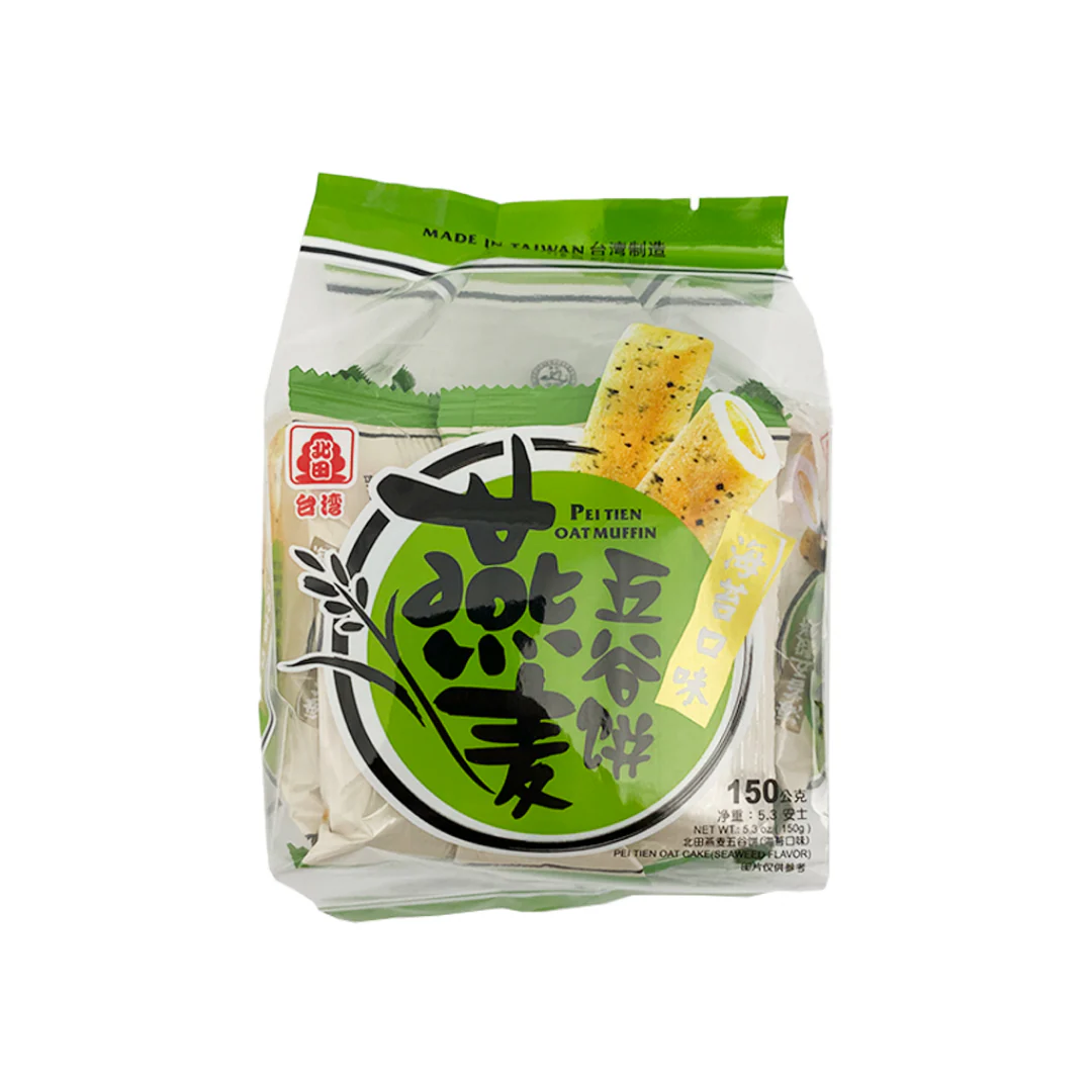 Peitien Oat Cake (Seaweed Flavour) 150gr