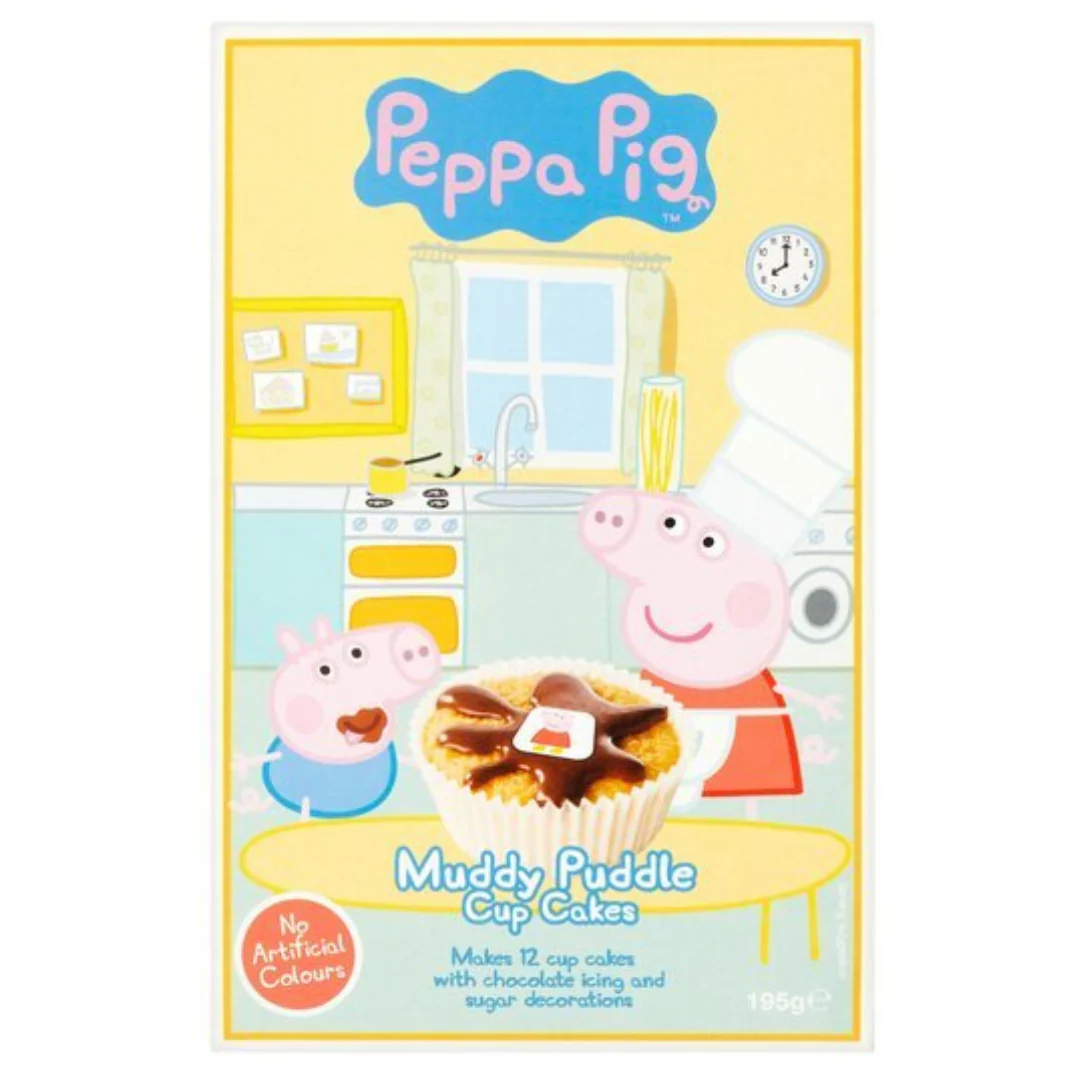 Peppa Pig Muddy Puddle Cupcake Mix 195gr