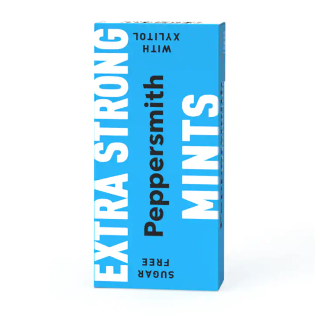 Peppersmith 100% Xylitol Extra Strong Mints 15g
