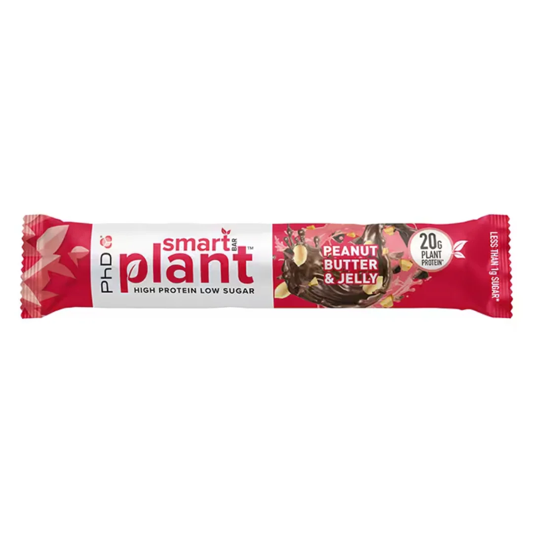 PhD Smart Bar Plant Peanut Butter & Jelly 64g